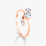 Clover Diamond Stacking Ring