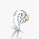 Yellow Heart Ring