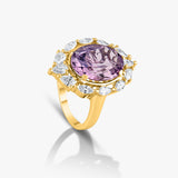 Amethyst Love Ring