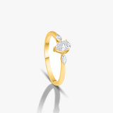 Pear and Marquise Ring
