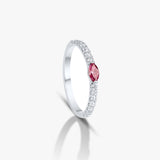 Pink Marquise Ring