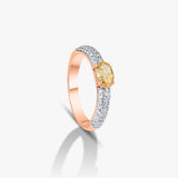 Yellow Oval Love Band