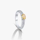 Yellow Oval Love Band