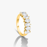 Tear Drop Wedding Band