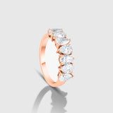 Tear Drop Wedding Band