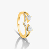 Pear Curve Ring
