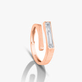 Elongated Baguette Ring