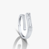 Elongated Baguette Ring