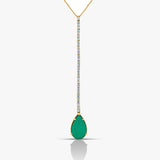 Long Pear Necklace