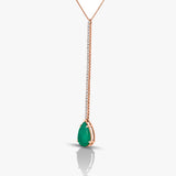Long Pear Necklace