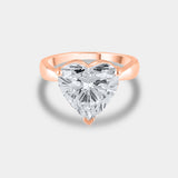  Tulip Prong Heart Ring