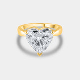  Tulip Prong Heart Ring