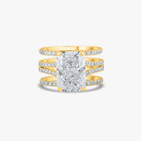 Radiant-Cut Diamond Engagement Ring