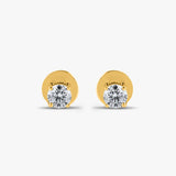 0.50 TCW Round Diamond Studs