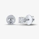 0.50 TCW Round Diamond Studs