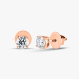 1.50 TCW Round Diamond Studs