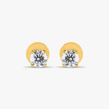 1.50 TCW Round Diamond Studs
