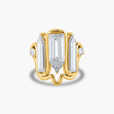 Zambo extra long baguette ring