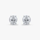 2.2 TCW Oval Diamond Studs