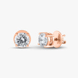 3.0 TCW Round Diamond Studs