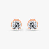 3.0 TCW Round Diamond Studs