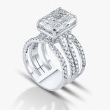 Radiant-Cut Diamond Engagement Ring