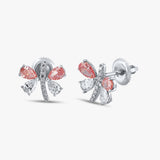 Pink Butterfly Earring