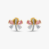 Pink Butterfly Earring