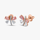Pink Butterfly Earring