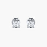 Asscher Cut Diamond Studs (2.6 CT)