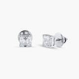 Asscher Cut Diamond Studs (2.6 CT)