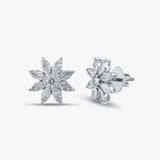 Marquise Flower Earrings