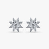 Marquise Flower Earrings