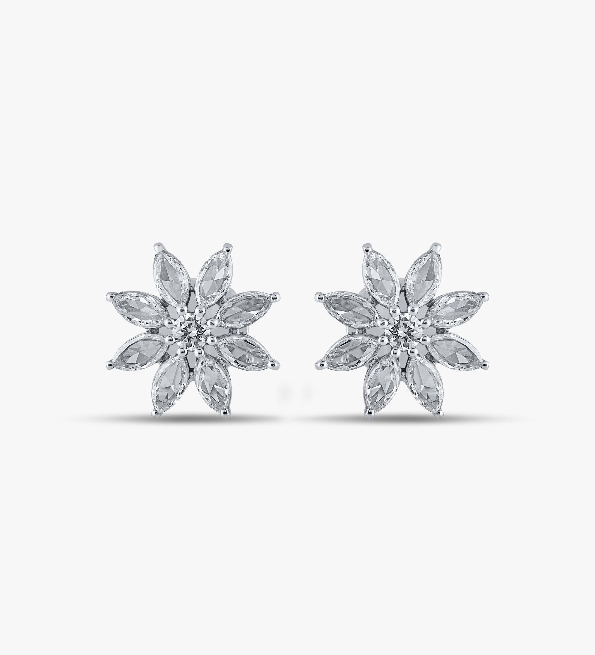 Marquise Flower Earrings