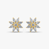 Marquise Flower Earrings