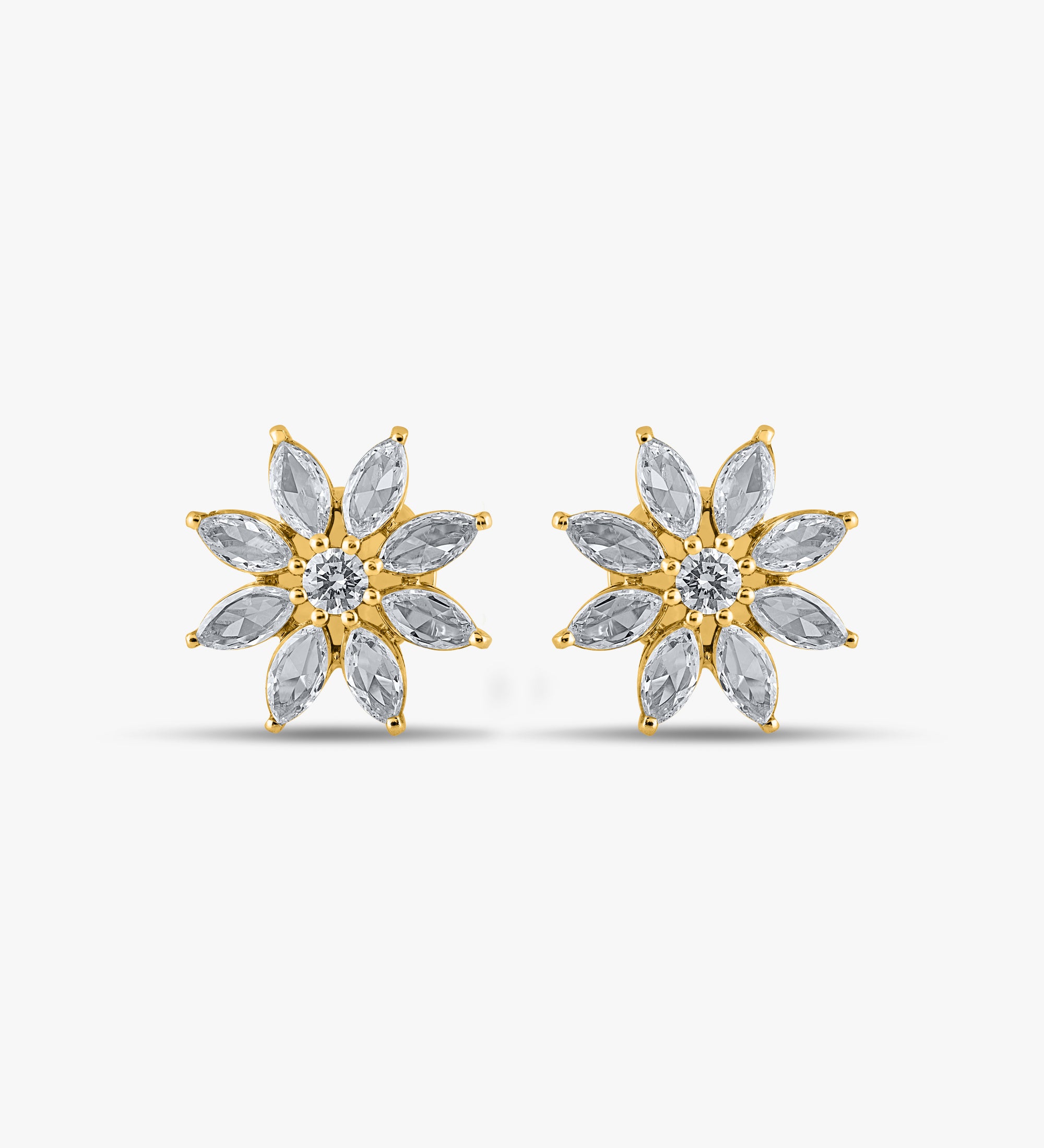 Marquise Flower Earrings