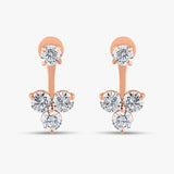 Round Diamond Tree Earrings