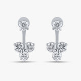 Round Diamond Tree Earrings