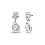 Polki Pear Drop Earrings