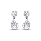 Polki Pear Drop Earrings