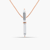Pointed Baguette Necklace