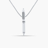 Pointed Baguette Necklace