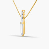 Pointed Baguette Necklace