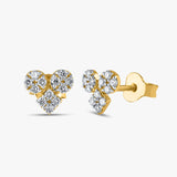 Heart Bloom Studs