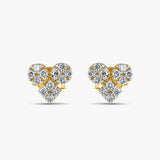 Heart Bloom Studs
