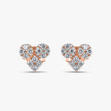 Heart Bloom Studs