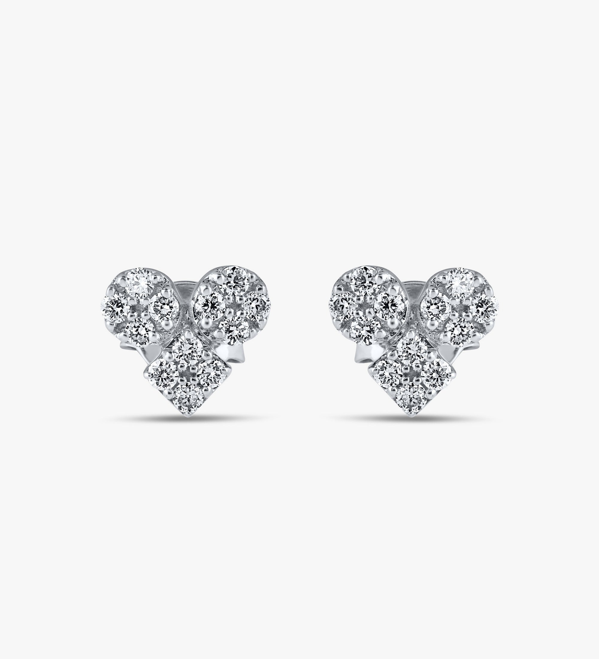 Heart Bloom Studs