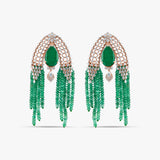 Green Glam Earrings