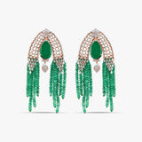 Green Glam Earrings