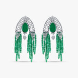 Green Glam Earrings